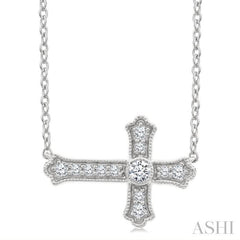 .12CTRD DM SIDEWAY CROSS PD WG 10K-G+CH*