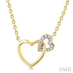 .10CTRDDM HEART-INTERLOCK PD YG10K-G+CH*