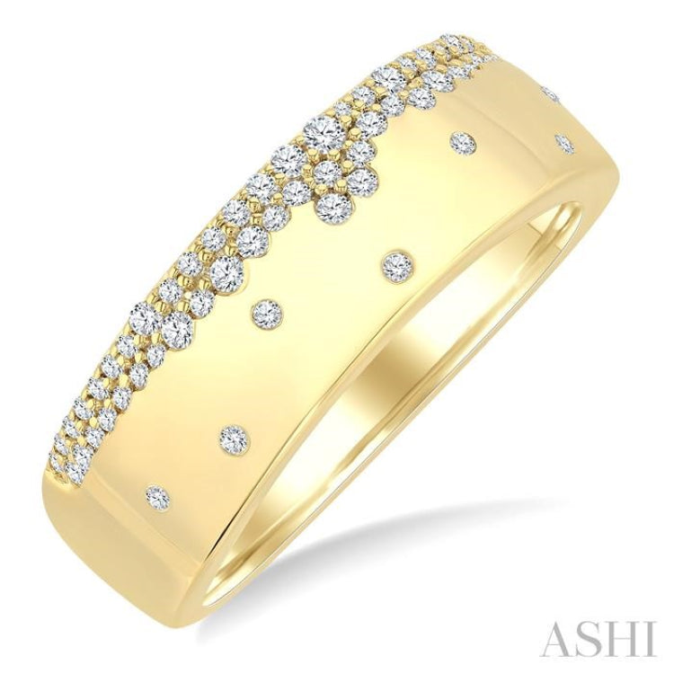 .25CTRDDM MOSAIC RING YG 10K-G*