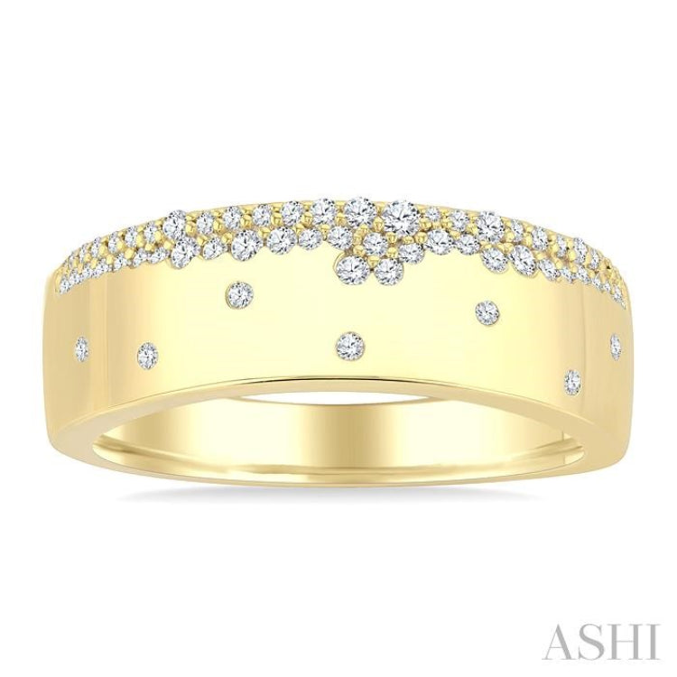 .25CTRDDM MOSAIC RING YG 10K-G*