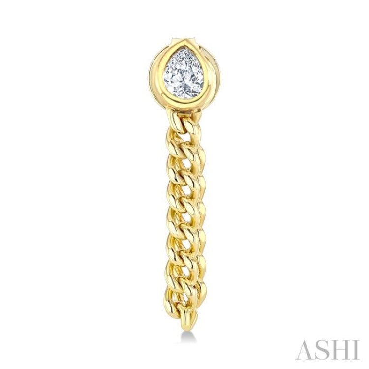.30CTPRDM BEZEL CUBAN CHAIN ER YG 14K-G*