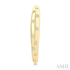 .20CTRDDM MOSAIC HALF HOOP ER YG 10K-G*