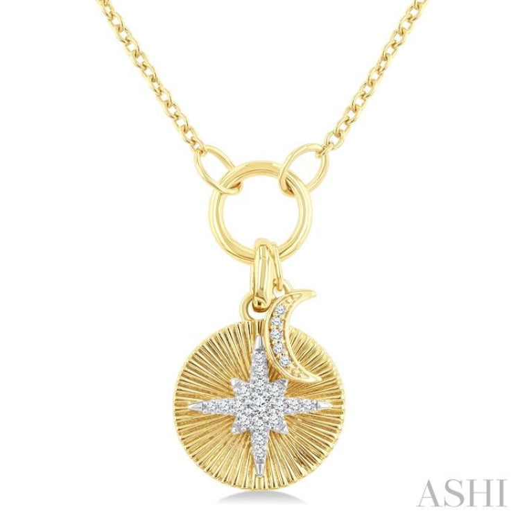 .12CTRDDM STAR CHARM PD YW 10K-G+CH*