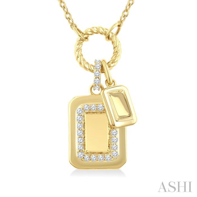 .15CTRDDM EM CHARM PD YG 10K-G+CH*