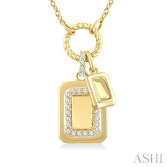 .15CTRDDM EM CHARM PD YG 10K-G+CH*