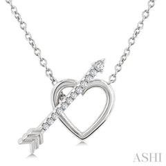 .12CTRDDM HEART TOGGLE NK WG 10K-G*
