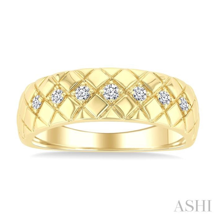 .15CTRDDM BOLD KITE SHAPE RING YG 10K-G*