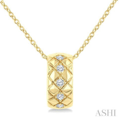 .10CTRDDM BOLD KITE SHAPE PD YG10K-G+CH*