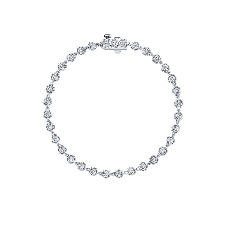 Bezel Strand Bracelet