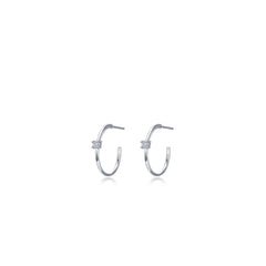 15Mm High Polised Hoop Earrings