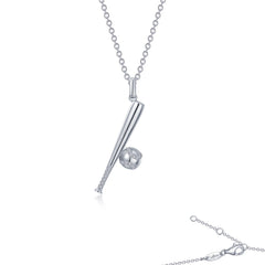 Baseball And Bat Necklace