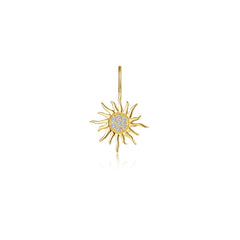 Golden Sun Charm Pendant