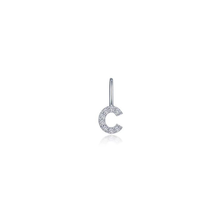 Letter C Charm Pendant