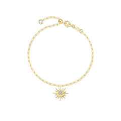 Golden Hour Paperclip Bracelet